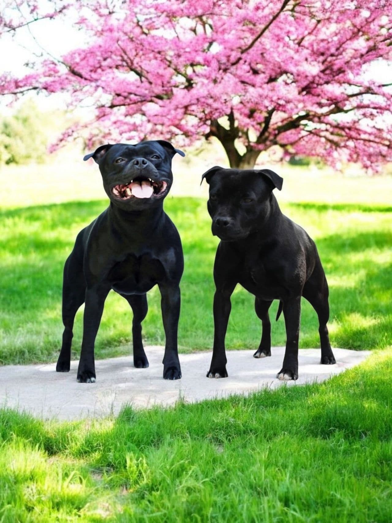 Staffordshire bull terrier forventer valper