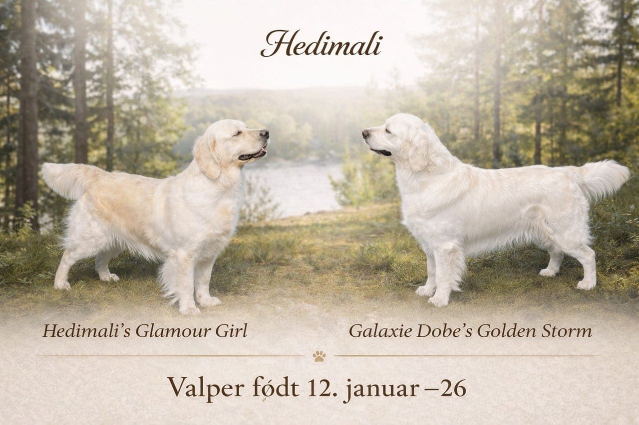 Golden retriever valper