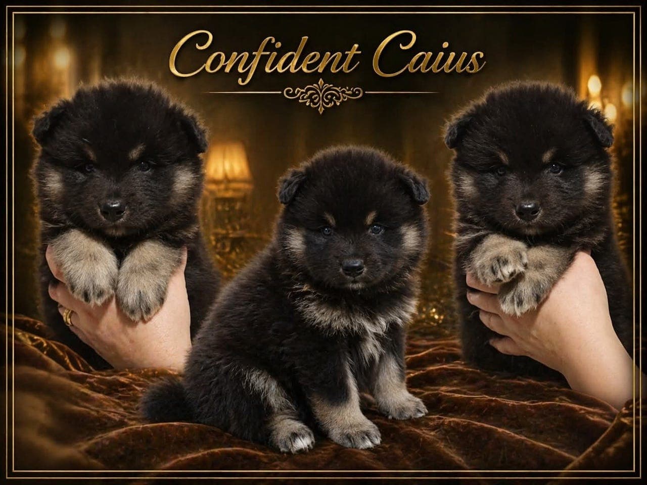 Deleier til finsk lapphund gutt