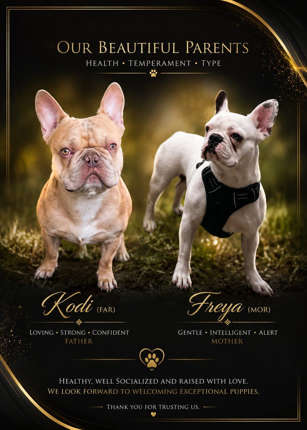 Franske Bulldog-valper til salgs