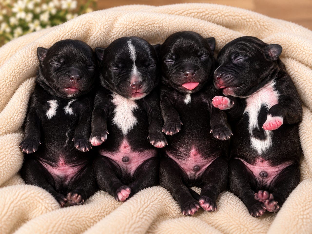 Staffordshire Bull Terrier valper