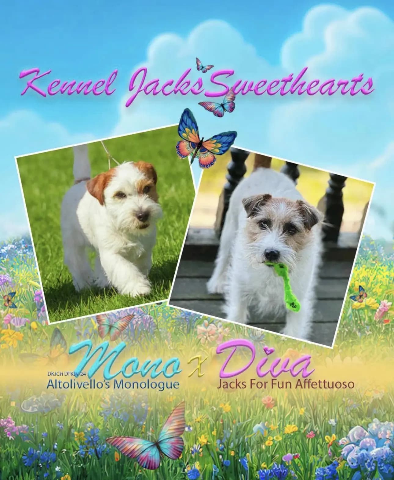 3 Valper - Jack Russell Terrier